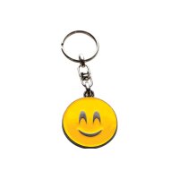 SILCA Schlüsselanhänger Smiley AVK7261 nickel