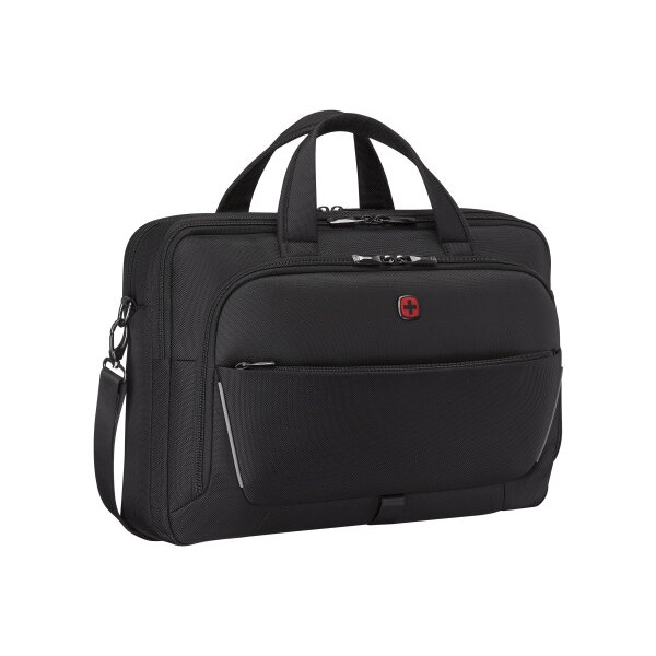 WENGER Laptop Briefcase 16 - 17inch 653498 Meteor Brief Black