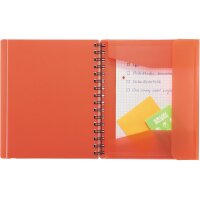 KOLMA Carnet Easy KolmaFlex A5 06.551.04 rouge, quadrillé 5mm 100 flls.