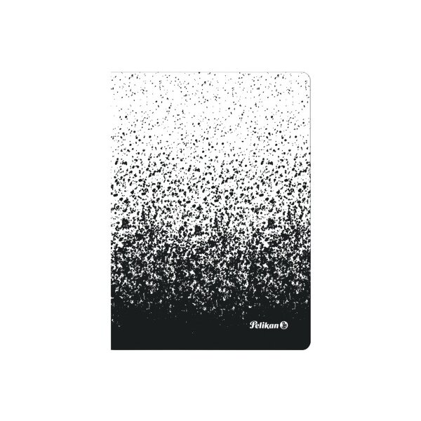 PELIKAN Carnet A6 300002335 quadrillé noir/blanc