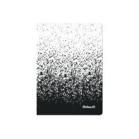 PELIKAN Notizbuch A6 300002335 kariert schwarz/weiss