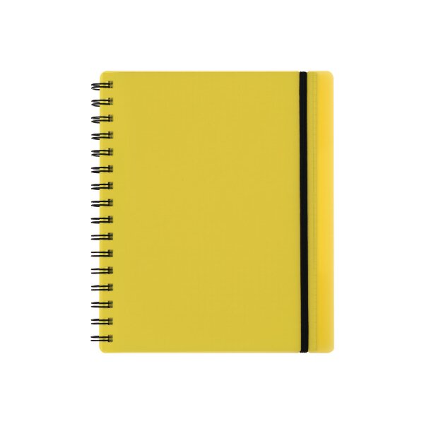 KOLMA Carnet Easy KolmaFlex A5 06.551.11 jaune, quadrillé 5mm 100 flls.