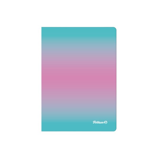 PELIKAN Carnet A6 300002311 quadrillé menthe/rose