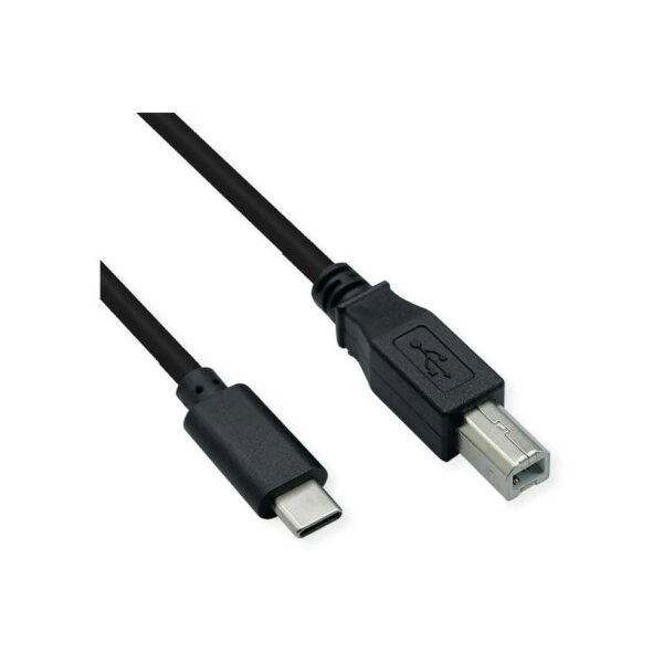 SCHOENENBERGER Cable USB-C to USB-B 90.002/11.02.8336 1.8m, USB 2.0 black