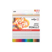 DARWI Crayon de couleur DF2100024K01C 24 pièces