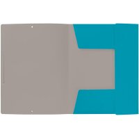 KOLMA Gummizugmappe Doppia A4 11.082.20 blau/grau