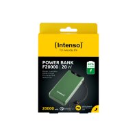 INTENSO Powerbank F20000, green 7332057 20000 mAh, USB-A,...