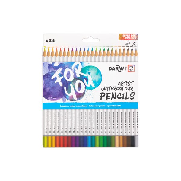 DARWI Aquarellfarbstifte DF2200024K01C 24 Stück
