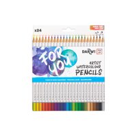 DARWI Crayons daquarelle DF2200024K01C 24 pièces