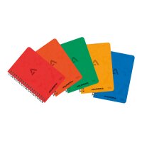 AURORA Spiralheft 7,5x11cm 1140GQ5 assortiert, kariert...