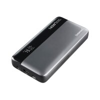 INTENSO Powerbank HE25000, 140W 7350060 25000mAh, grey-black