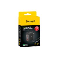 INTENSO Power Adapter W140A3C Charger 7814010 140 W, 3x USB-C, 1x USB-A