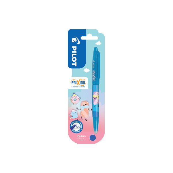 PILOT Frixion Ball Sweet 0.7mm 150.400.15 Winter Edition, bleu clair