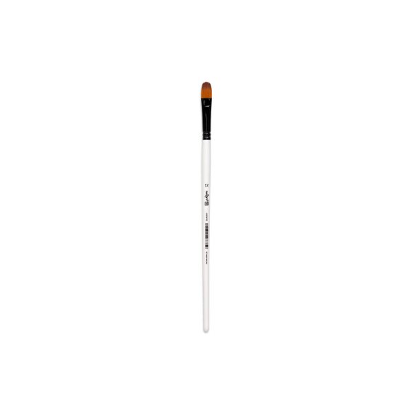 DARWI Pinceaux us&eacute; bomb&eacute; 10.5mm DF1205150012C Taille 12, synth&eacute;tique