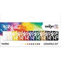 DARWI Peinture acrylique 20ml DF5150010K01C Kit 10...