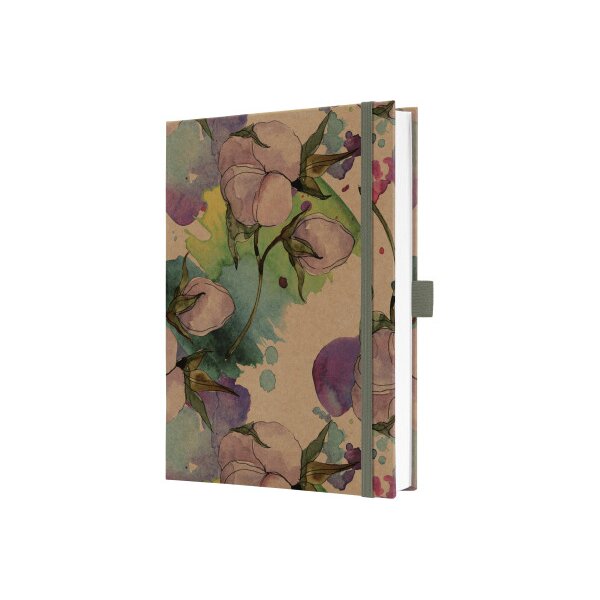 JOLIE Carnet A5 JN855 Pure Cottonflowers lig. 192 p.