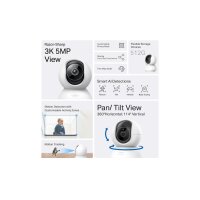TP-LINK AI Wless Home Security Camera Tapo C230 Pan/Tilt