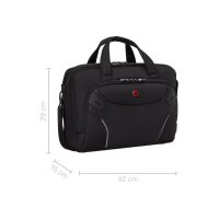 WENGER Laptop Briefcase 14 - 16inch 653497 Cosmic Brief Black