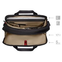 WENGER Laptop Briefcase 14 - 16inch 653497 Cosmic Brief Black