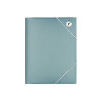 KOLMA Gummizugmappe Weizenstroh A4 11.090.05 blau