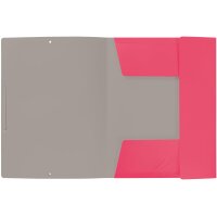 KOLMA Gummizugmappe Doppia A4 11.081.20 pink/grau