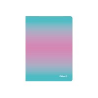 PELIKAN Notizbuch A5 300002304 kariert mint/rosa