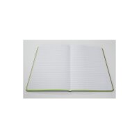 SIGEL Notizbuch Linescape A5 LS201 grau/lime liniert 176 S.