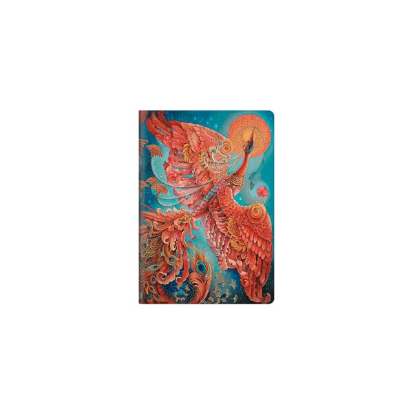 PAPERBLANKS Notizheft A4 CBD6315 Feuervogel dot 80 S.
