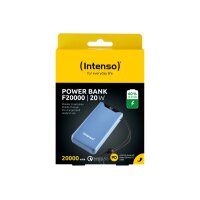 INTENSO Powerbank F20000, blue 7332055 20000 mAh, USB-A,...