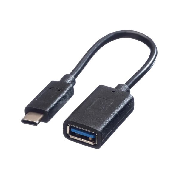 SCHOENENBERGER Cable USB-C to USB-A Female 90.004/11.99.9030 USB 3.2 black