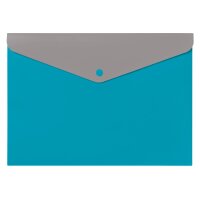 KOLMA Dokumententasche Doppia A4 08.157.20 blau/grau