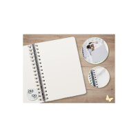 JOLIE Carnet Sprial A5 JN626 Ginkgo Harmony dot 120 p.