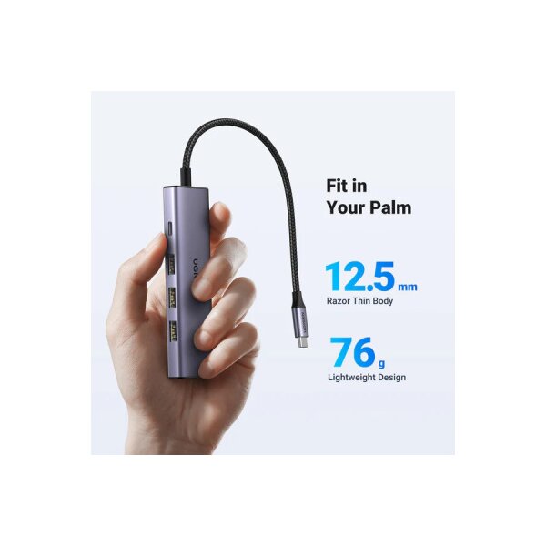 UGREEN USB-C Hub 5-in-1 15596 3x USB-A,1x USB-C,1x HDMI
