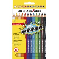 EBERHARD FABER Hexagonal-Buntstift BIG WINNER, 12er Etui