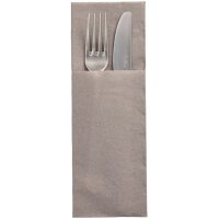 STARPAK Serviette pochette DAILY Collection, gris