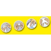 UHU Klebepads patafix SONIC, wieder ablösbar, weiss