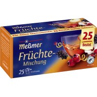 Messmer Thé mélange de fruits, paquet de 25