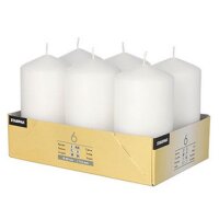 STARPAK Bougie cylindrique, diamètre: 60 mm, rouge