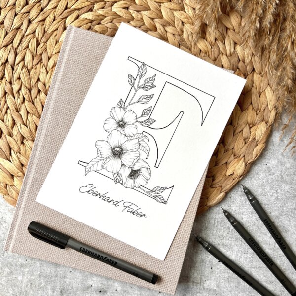 EBERHARD FABER Pigmentliner, schwarz, 4er Etui