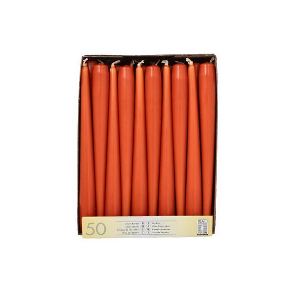STARPAK Leuchterkerzen, 22 mm, fuchsia, 50er Pack
