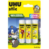 UHU Bâton de colle stic SONIC, 21 g + 2 x 8,2 g,...