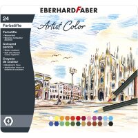 EBERHARD FABER Crayon de couleur Artist Color, étui de 12