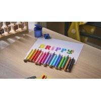FABER-CASTELL Crayon de couleur Grippy, étui carton de 6