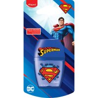 Maped Taille-crayons SUPERMAN, en plastique, bleu
