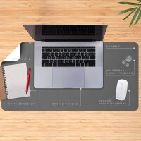 deflecto Schreibunterlage, 800 x 400 mm, minze rosa