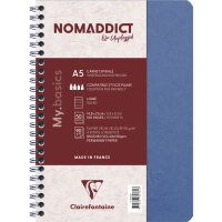 Clairefontaine Spiralbuch NOMADDICT, DIN A5, schwarz