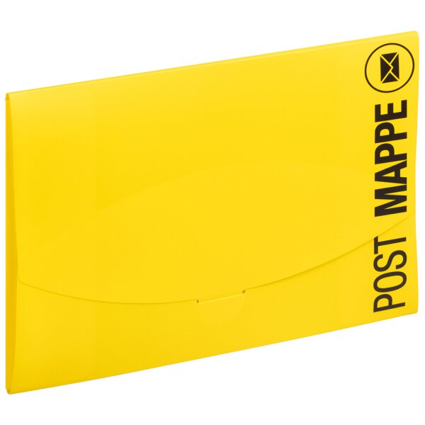 PAGNA Postmappe "Wallet", DIN A4, PP, gelb