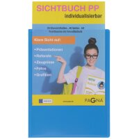 PAGNA Präsentations-Sichtbuch "School", DIN A4, dunkelrosa