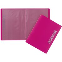 PAGNA Zeugnismappe, DIN A4, mit 10 Hüllen, PP, hellblau