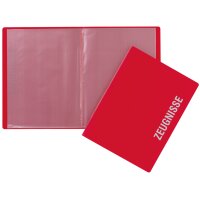 PAGNA Zeugnismappe, DIN A4, mit 10 Hüllen, PP, hellblau